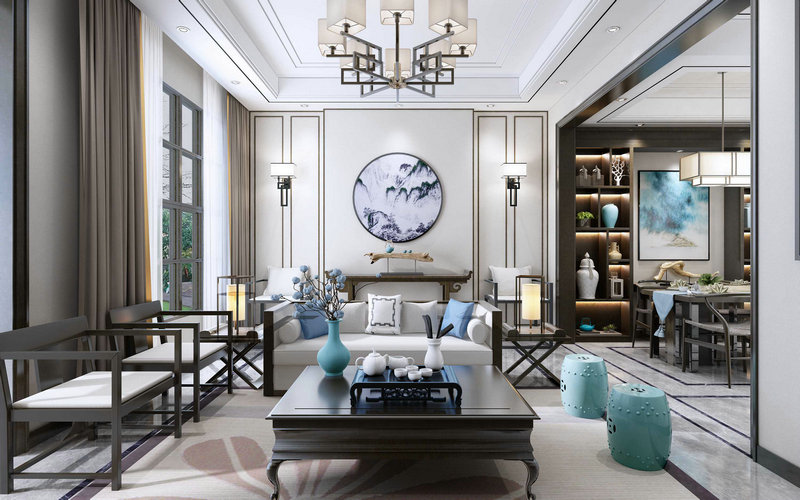 新中式案例展示效果圖